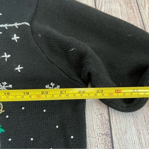 B.P Design Vintage Snowman Holiday Sweater Large - Picture 5 of 6